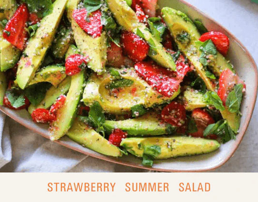 Strawberry Summer Salad - Dr. Sebi's Cell Food