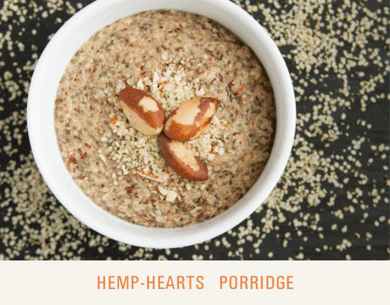 Hemp-Hearts Porridge - Dr. Sebi's Cell Food