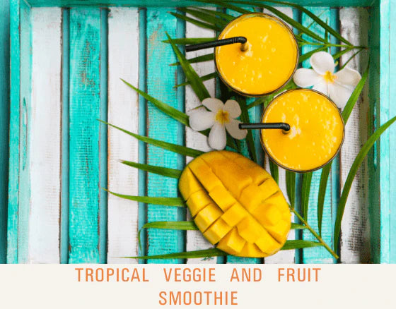 Tropical Veggie and Fruit Smoothie - Dr. Sebi's Cell Food