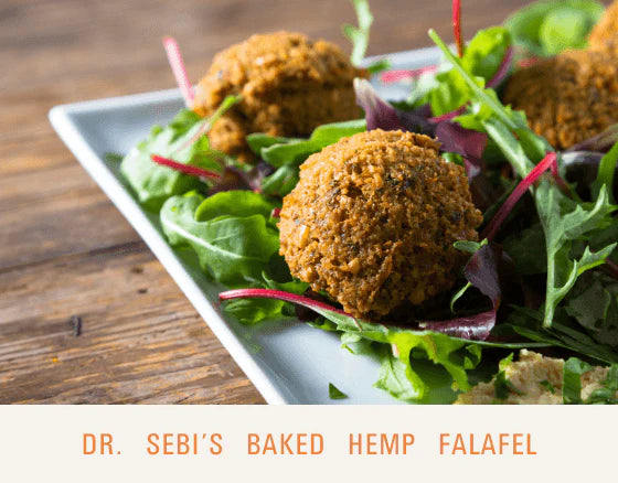 Baked Hemp Falafel - Dr. Sebi's Cell Food