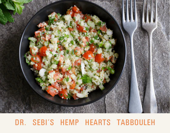 Hemp Hearts Tabbouleh - Dr. Sebi's Cell Food