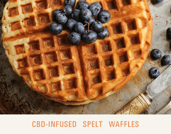 CBD-infused spelt waffles - Dr. Sebi's Cell Food