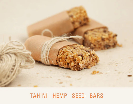 Tahini Hemp Seed Bars - Dr. Sebi's Cell Food