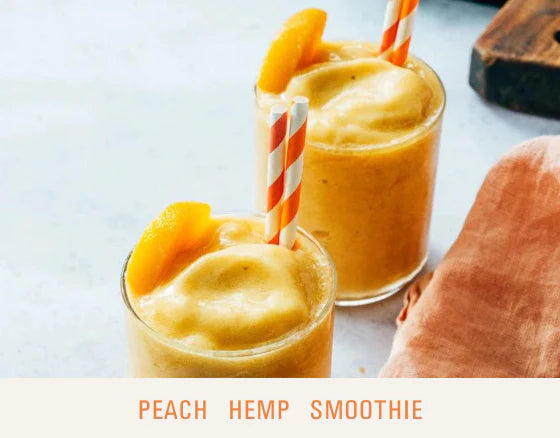 Peach Hemp Smoothie - Dr. Sebi's Cell Food