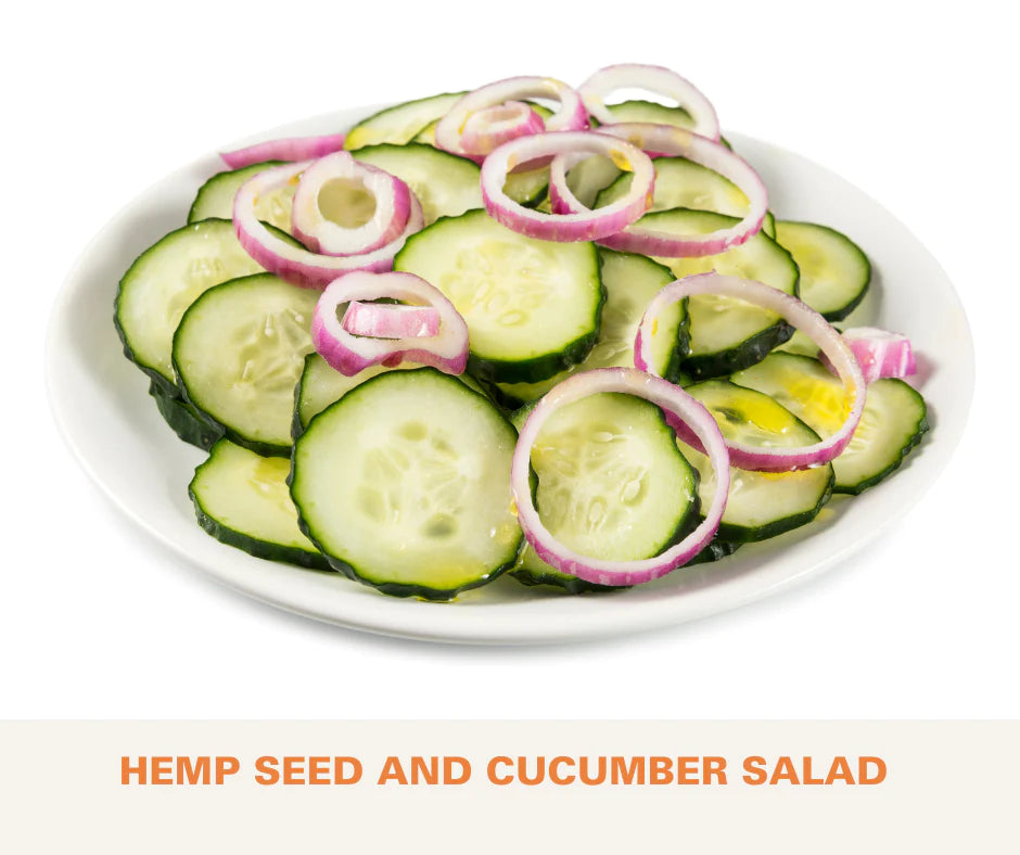 Hemp Seed and Cucumber Salad - Dr. Sebi's Cell Food