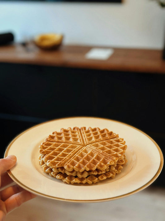 CBD-infused spelt waffles - Dr. Sebi's Cell Food