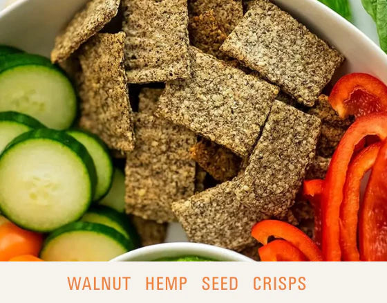Walnut Hemp Seed Crisps - Dr. Sebi's Cell Food