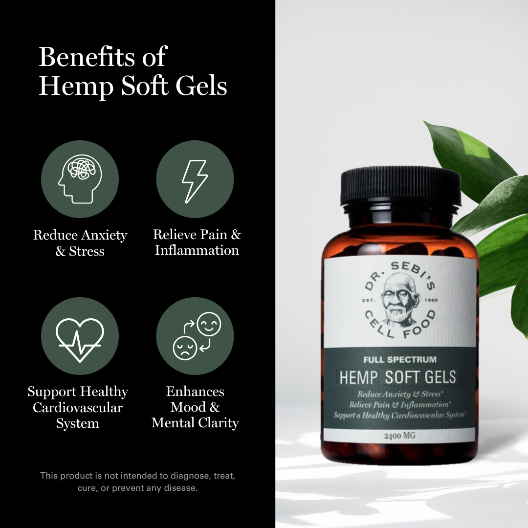 Full Spectrum - Hemp Extract Soft Gels - 2400mg